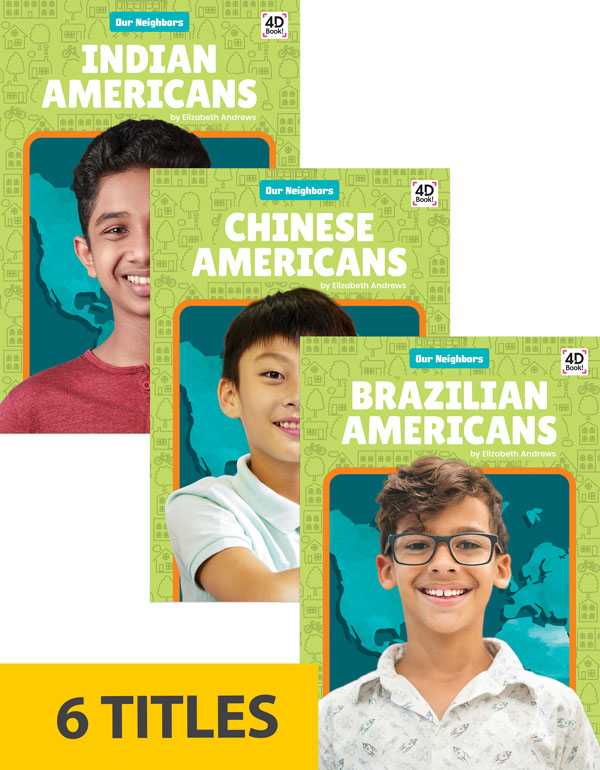 Learn about a few amazing cultures that make the United States the melting pot of people it is today. Focusing on six specific countries, the text will investigate what caused each group of people to immigrate, how they have made the United States their home, and what traditions they brought with them from their homeland. QR Codes in each chapter link to book-specific videos, activities, and more. Aligned to Common Core Standards and correlated to state standards.