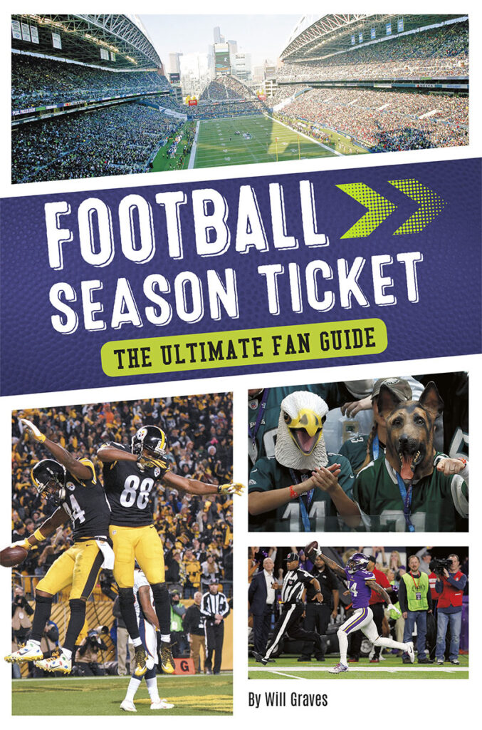Nothing brings fans together quite like pro football, a Sunday tradition. Take a front-row seat to everything that makes the NFL great in Football Season Ticket: The Ultimate Fan Guide.