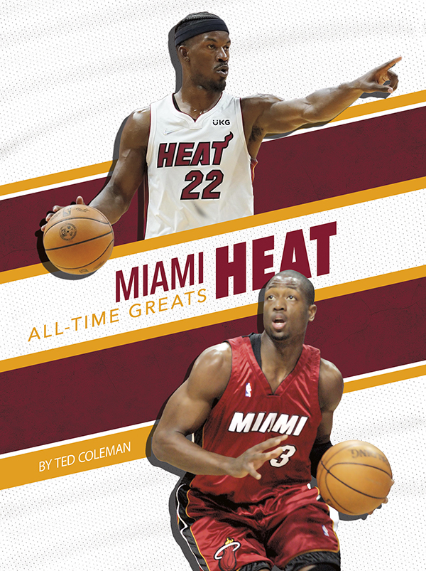 Get to know the greatest players in the history of the Miami Heat, from the legends of the past to today’s biggest superstars. This action-packed book also includes a timeline, team facts, additional resources links, a glossary, and an index. This Press Box Books title is aligned to a reading level of grade 3 and an interest level of grades 2-4.