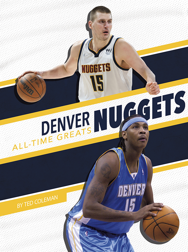 Get to know the greatest players in the history of the Denver Nuggets, from the legends of the past to today’s biggest superstars. This action-packed book also includes a timeline, team facts, additional resources links, a glossary, and an index. This Press Box Books title is aligned to a reading level of grade 3 and an interest level of grades 2-4.