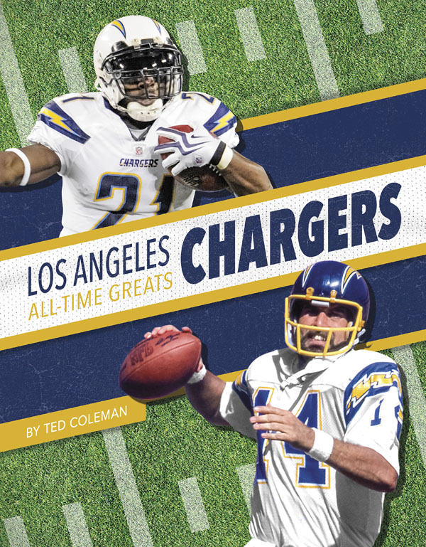 Get to know the greatest players in the history of the Los Angeles Chargers, from the legends of the past to today’s biggest superstars. This action-packed book also includes a timeline, team facts, additional resources links, a glossary, and an index. This Press Box Books title is aligned to a reading level of grade 3 and an interest level of grades 2-4.