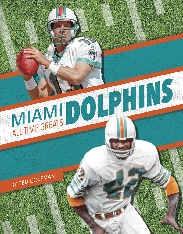 Get to know the greatest players in the history of the Miami Dolphins, from the legends of the past to today’s biggest superstars. This action-packed book also includes a timeline, team facts, additional resources links, a glossary, and an index. This Press Box Books title is aligned to a reading level of grade 3 and an interest level of grades 2-4.