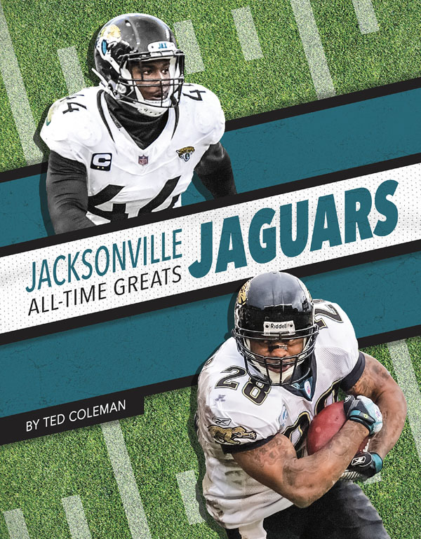 Get to know the greatest players in the history of the Jacksonville Jaguars, from the legends of the past to today’s biggest superstars. This action-packed book also includes a timeline, team facts, additional resources links, a glossary, and an index. This Press Box Books title is aligned to a reading level of grade 3 and an interest level of grades 2-4.