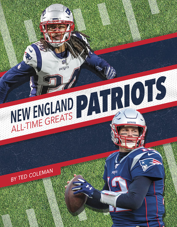 From the legends of the game to today’s superstars, get to know the players who have made the New England Patriots one of the NFL's top teams through the years. This book includes a table of contents, a timeline, team facts, additional resources links, a glossary, and an index. This Press Box Books title is aligned to a reading level of grade 3 and an interest level of grades 2–4.
