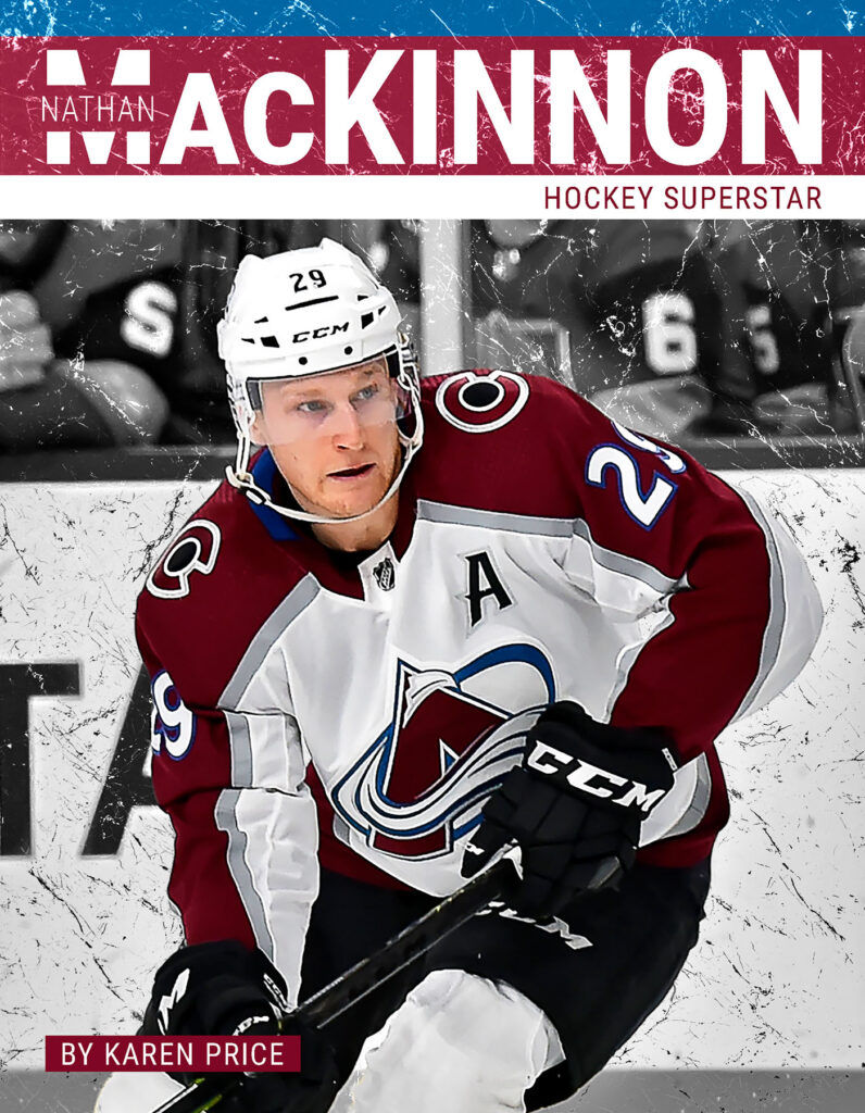 This action-packed biography gives readers an inside look at the career of hockey superstar Nathan MacKinnon. Filled with exciting photos, compelling text, and informative sidebars, this book is sure to be a hit with young hockey fans.
