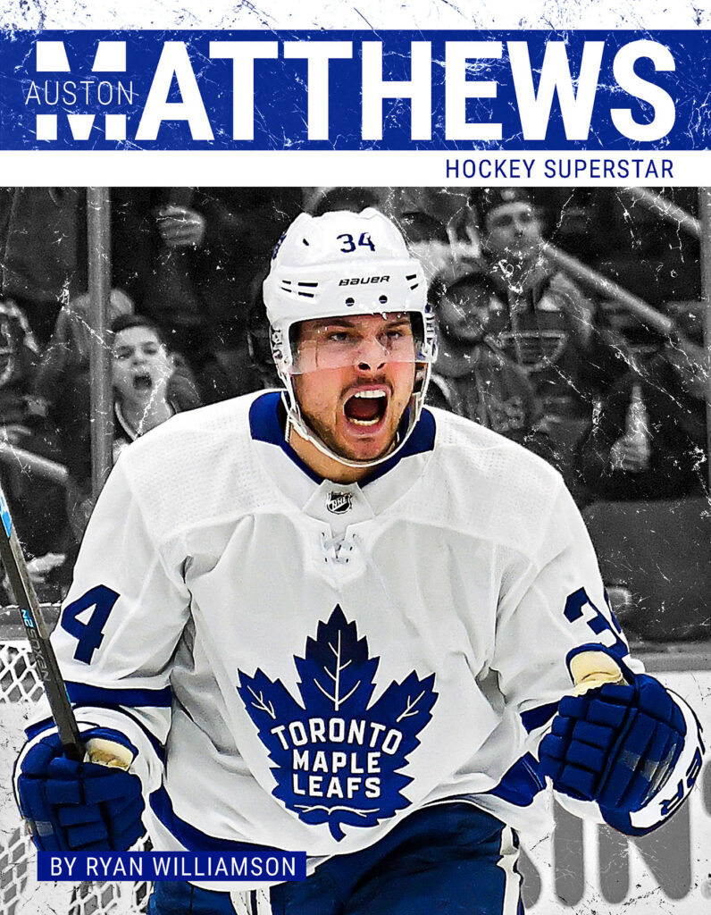 This action-packed biography gives readers an inside look at the career of hockey superstar Auston Matthews. Filled with exciting photos, compelling text, and informative sidebars, this book is sure to be a hit with young hockey fans.