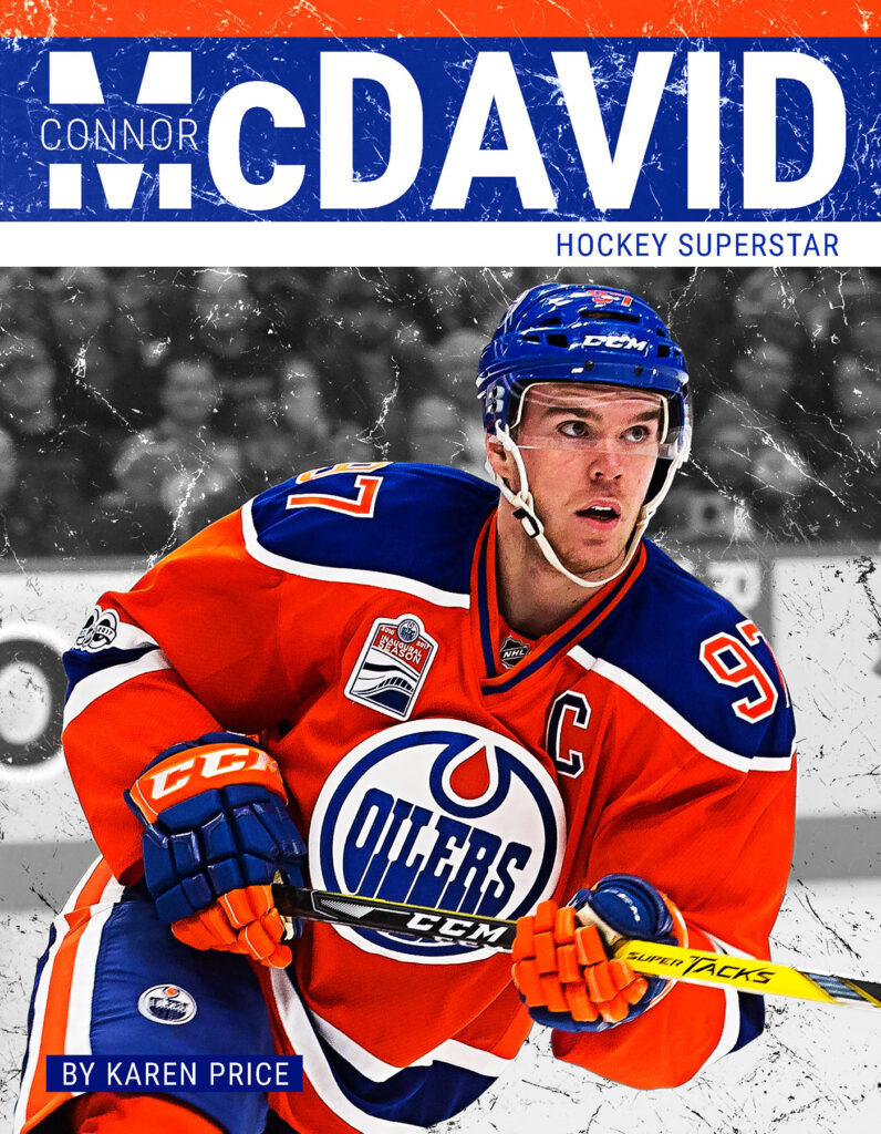 This action-packed biography gives readers an inside look at the career of hockey superstar Connor McDavid. Filled with exciting photos, compelling text, and informative sidebars, this book is sure to be a hit with young hockey fans.