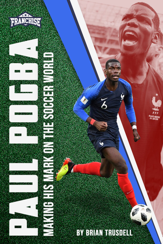 Starting when he was a teenager, Paul Pogba has taken the soccer world by storm. With his dynamic play in the midfield for the French national team and some of the biggest club teams in Europe, plus his charismatic personality off the field, Pogba is truly one of a kind.

This exciting book gives readers an in-depth look into everything that makes Pogba a star, from his childhood on the streets of Paris to his career with some of the biggest clubs in Europe to his success on the global stage in the World Cup.

Every sports franchise has its face—the star of the show, the player fans can’t take their eyes off of, the one whose talent determines the fate of the entire operation. The Franchise series explores these athletes’ stories, taking readers into the players’ lives on and off the field of play. Learn about your favorite athletes’ early days, the challenges they’ve overcome to reach the top, and the qualities that make them truly incomparable.
