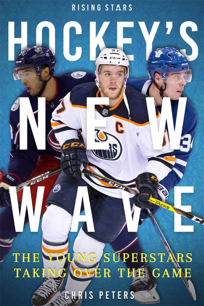 From Connor McDavid in Edmonton to Auston Matthews in Toronto, the hottest young hockey players are already tearing up the ice. With their amazing skill and unique playing styles, these stars are bringing new life to the sport and some of its most famous teams, and they’re only just getting started.

Hockey’s New Wave gives readers a front-row seat to this transition from one generation to the next, with pages full of information about these players, where they came from, and what makes them stand out. Engaging text, fact boxes, and action photographs bring readers close to the action and will prepare you to cheer on the biggest sports stars for years to come.