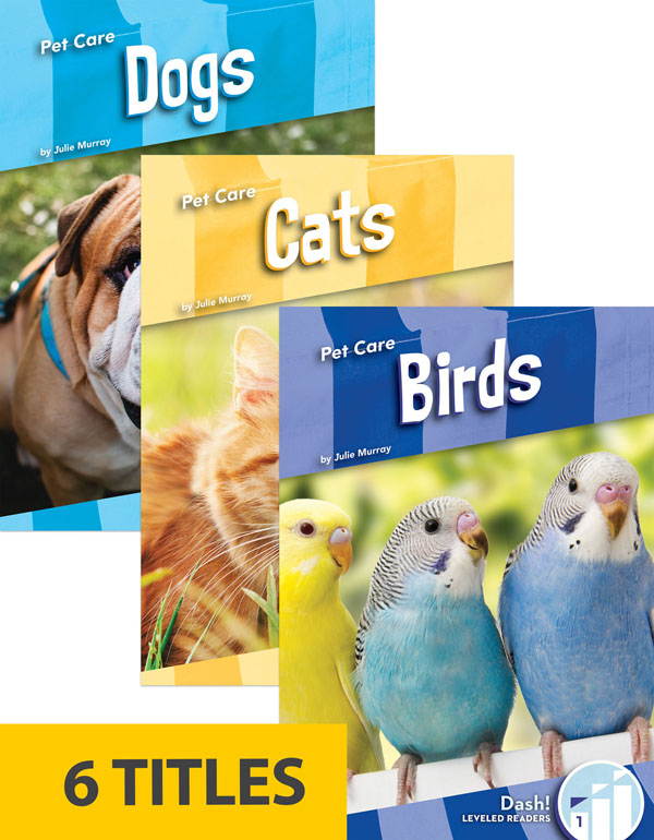 Kids can learn lots of important responsibilities by caring for a pet. And for readers who don’t have pets, the information and photographs are still fun to read and see! This series is written specifically for beginning readers.