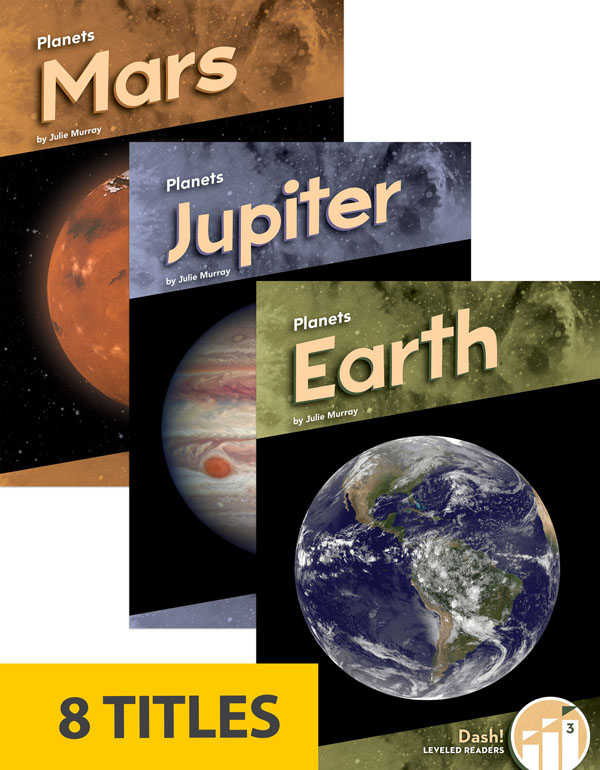 Planets are incredible space bodies, so incredible that life can survive on at least one of them! Each title in this series is information-packed, and covers everything from the size of the planet, to what its atmosphere is made of, to the missions that have explored it! This is a Level 3 series and is specifically for transitional readers.