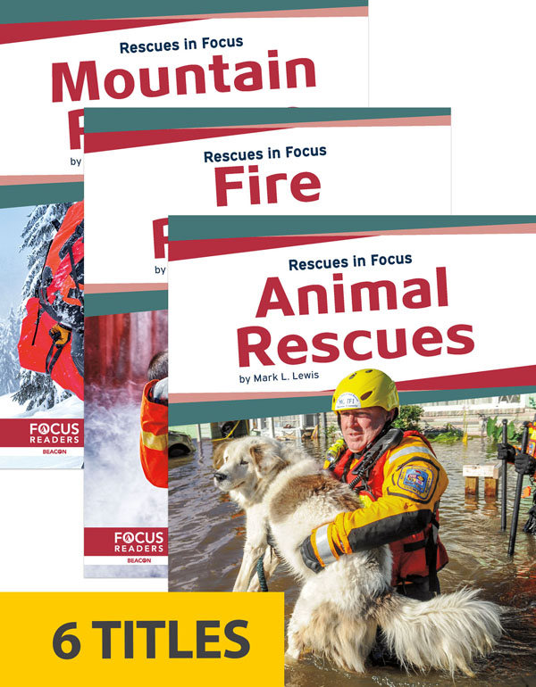 This series provides readers with an on-the-job look at what it’s like to be a rescue worker. With an emphasis on the training rescue workers go through and the equipment they use, this series is sure to get kids excited about rescues.