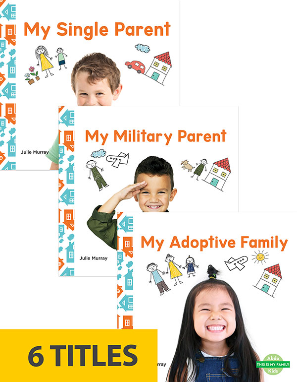 Families come in all shapes and sizes. This series makes sure that all kinds of families are represented in your library. Simple, sweet text introduces a family and is followed by fun, everyday activities and interactions that all types of families experience. Aligned to Common Core Standards and correlated to state standards.