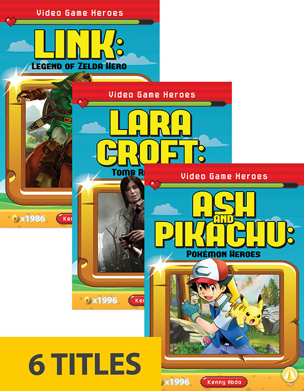 Press start and jump into action with today's most popular video game heroes from games like Super Mario Bros, Donkey Kong, and Sonic the Hedgehog! Thrilling spreads and exciting, simple text will delight young readers while they learn! This hi-lo series is complete with glossary, and an index. Aligned to Common Core Standards and correlated to state standards.