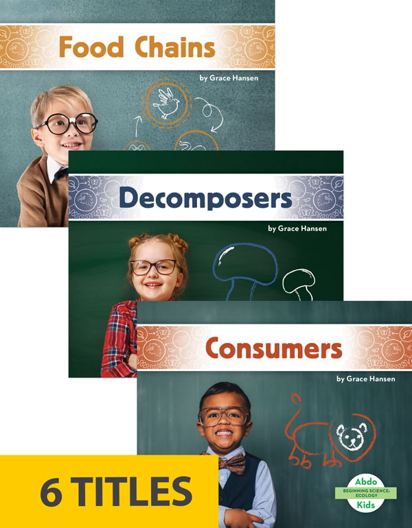Science subjects can be difficult to understand for young learners. These Beginning Science titles will focus on topics having to do with ecology. Each title will introduce the topic and explain it in the simplest language possible. Carefully chosen photographs (labeled when needed!) promote subject comprehension. Aligned to Common Core Standards and correlated to state standards.