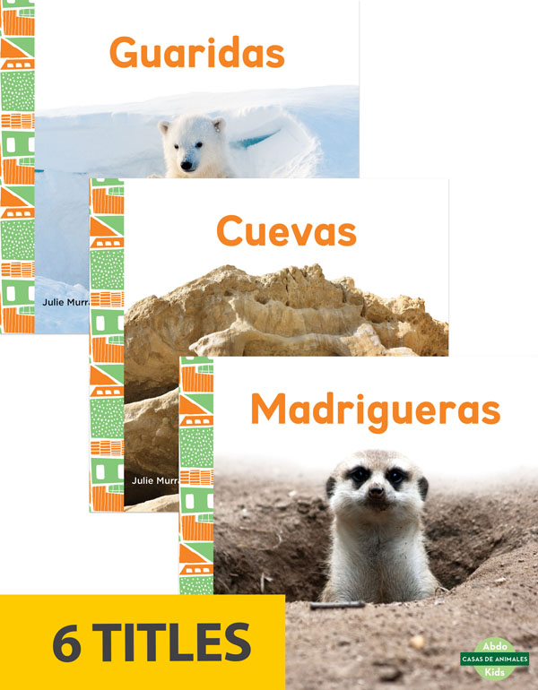 Where does a fox raise its young? Where does a bird lay its eggs? Readers will learn what animals live in burrows, trees, dens and more! Aligned to Common Core standards & correlated to state standards. Translated by native Spanish speakers--and immersion school educators.