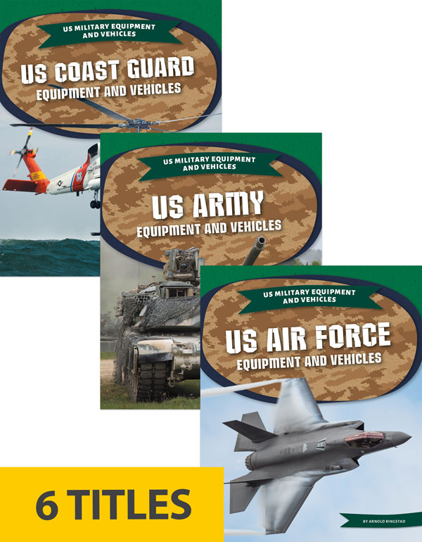 US Military Equipment And Vehicles (Set Of 6)