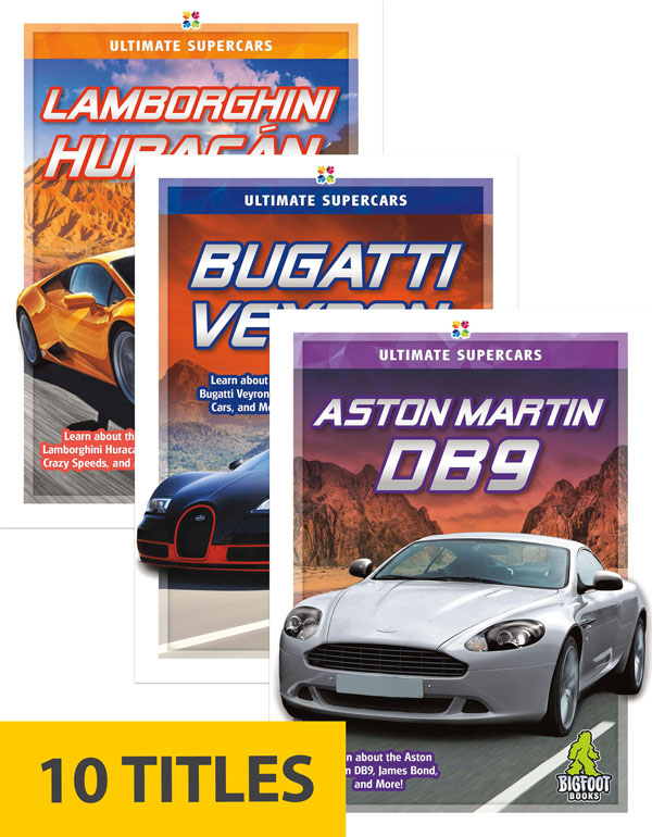 This series introduces readers to some of the coolest, fastest, and most technologically advanced cars on the road today. Each title features informative sidebars, detailed infographics, vivid photos, and a glossary.