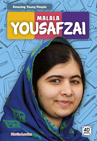 Introduces readers to the life and legacy of Malala Yousafzai. Vivid photographs and easy-to-read text give early readers an engaging and age-appropriate look at her work to support girls' education. Features include sidebars, a table of contents, two infographics, Making Connections questions, a glossary, and an index. QR Codes in the book give readers access to book-specific resources to further their learning.