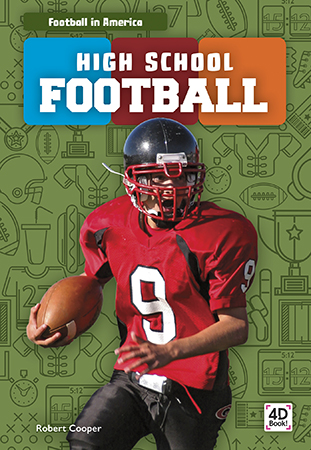 This title offers readers an exciting introduction to high school football. Vivid photographs and easy-to-read text aid comprehension for readers. Features include a table of contents, two infographics, fun facts, a sidebar, Making Connections questions, a glossary, and an index. QR Codes in the book give readers access to book-specific resources to further their learning.