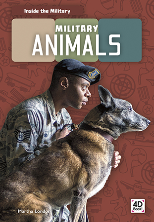 This title provides readers with a fascinating look at military animals. Vivid photographs and easy-to-read text aid comprehension for readers. Features include a table of contents, two infographics, fun facts, a sidebar, Making Connections questions, a glossary, and an index. QR Codes in the book give readers access to book-specific resources to further their learning.