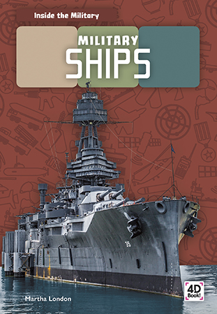 This title provides readers with a fascinating look at military ships. Vivid photographs and easy-to-read text aid comprehension for readers. Features include a table of contents, two infographics, fun facts, a sidebar, Making Connections questions, a glossary, and an index. QR Codes in the book give readers access to book-specific resources to further their learning.