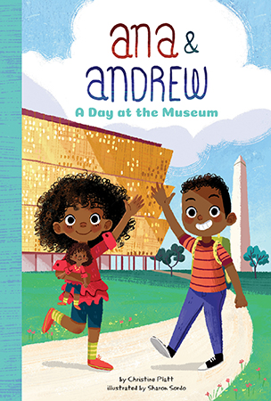 Ana & Andrew are excited when Grandma comes to stay. During her visit, the family tours the Smithsonian Museum of African American History and Culture and learns about important African American achievements. Aligned to Common Core standards and correlated to state standards. Calico Kid is an imprint of Magic Wagon, a division of ABDO.