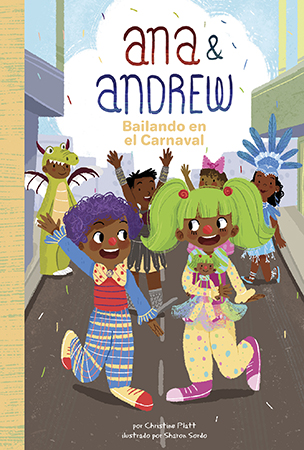 During Carnival, Ana & Andrew travel to visit their family on the island of Trinidad. They love watching the parade and dancing to the music. This year, they learn how their ancestors helped create the holiday! Aligned to Common Core standards and correlated to state standards. Translated by native Spanish speakers--and immersion school educators.