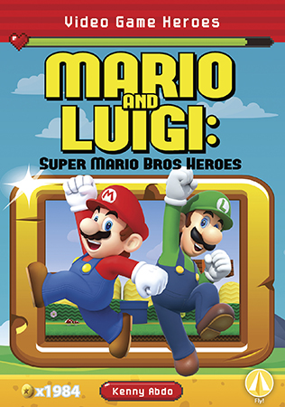 This title focuses on video game heroes Mario and Luigi! It breaks down the origin of their characters, explores the Super Mario Bros. franchise, and their legacy. This hi-lo title is complete with thrilling and colorful photographs, simple text, glossary, and an index. Aligned to Common Core Standards and correlated to state standards.