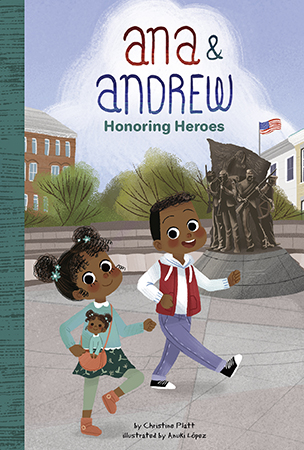 Ana & Andrew think they have seen every fun place in their hometown of Washington, DC. They are surprised when Papa takes the family to a spot they haven't visited! There, they honor an ancestor who fought for freedom. Aligned to Common Core standards and correlated to state standards.