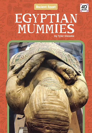 This title lays out how and why Egyptians made mummies and gives some famous mummies as examples. Clear text and vibrant photos grab and hold readers’ interest, and QR Codes in each chapter link to book-specific videos, activities, and more. Features include a table of contents, fun facts, Making Connections questions, a glossary, an infographic, and an index. Aligned to Common Core Standards and correlated to state standards.