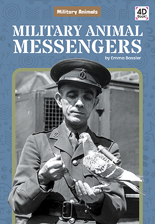 This book introduces readers to military animal messengers, from carrier pigeons to dogs that run across battlefields. Features include a table of contents, fun facts, infographics, Making Connections questions, a glossary, and an index. QR Codes in the book give readers access to book-specific resources to further their learning. Aligned to Common Core standards & correlated to state standards.