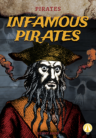 This title focuses on Infamous Pirates! It takes a deep look into the life and legacy of infamous pirates like Blackbeard, Anne Bonny, and Sir Francis Drake. This hi-lo title is complete with thrilling and colorful photographs, simple text, glossary, and an index. Aligned to Common Core Standards and correlated to state standards.