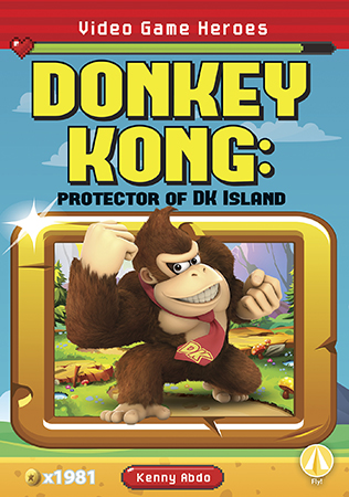 This title focuses on video game hero Donkey Kong! It breaks down the origin of his character, explores the Donkey Kong franchise, and his legacy. This hi-lo title is complete with thrilling and colorful photographs, simple text, glossary, and an index. Aligned to Common Core Standards and correlated to state standards.