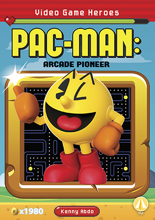 This title focuses on video game hero Pac-Man! It breaks down the origin of his character, explores the Pac-Man franchise, and his legacy. This hi-lo title is complete with thrilling and colorful photographs, simple text, glossary, and an index. Aligned to Common Core Standards and correlated to state standards.