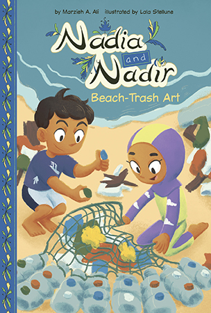 On a trip to the beach with friends, Nadia and Nadir are surprised to see so much trash around. They work as a team to come up with a fun way to help clean the beach. Aligned to Common Core Standards and correlated to state standards.
