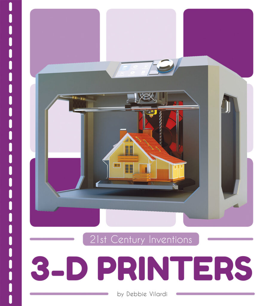 This book introduces readers to the developing technology of 3-D printers, including a wide range of examples and a look to the technology’s future. Vivid photographs and easy-to-read text aid comprehension for early readers. Features include a table of contents, an infographic, fun facts, Making Connections questions, a glossary, and an index. QR Codes in the book give readers access to book-specific resources to further their learning.