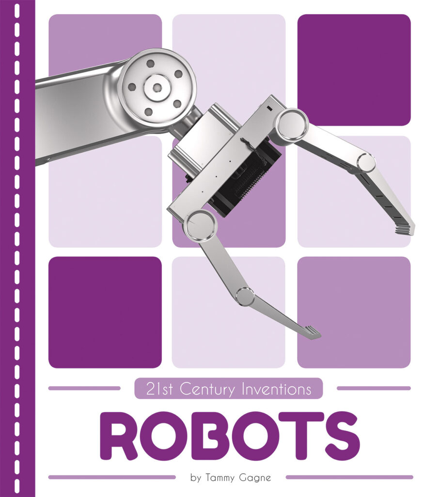 This book introduces readers to the developing technology of robots. Vivid photographs and easy-to-read text aid comprehension for early readers. Features include a table of contents, an infographic, fun facts, Making Connections questions, a glossary, and an index. QR Codes in the book give readers access to book-specific resources to further their learning.