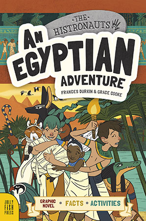 When the Histronauts travel back in time to ancient Egypt, they'll need your help to uncover the secrets of the past. Join them on their journey as they explore dazzling tombs, decipher hieroglyphics, unwrap the art of mummification, and learn how the gods ruled over the dead in the afterlife. 

With an exciting mix of graphic novel, facts, and activity, The Histronauts series is a perfect way to bring history to life.