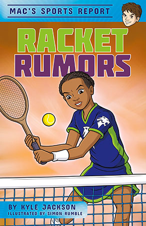 Mac loves uncovering stories, but ever since the arrival of new student Roe Danner, there's one story he just can't figure out. The introverted tennis prodigy may make herself known on the court, but off the court, she's a total mystery. And before long, Roe's playing starts sparking rumors too. Even though she's right-handed, she plays with her left. And instead of sticking to the baseline, she charges the net. She even replaces her state-of-the-art graphite racket with an old wooden one. It's up to Mac to discover the truth behind Roe's odd antics. If he can do that, he might be able to stop the rumors and help bring Roe the fan support she needs.

Stewart 