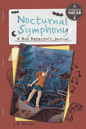 Twelve-year-old Brubeck Farrell has two problems. First, she needs to help the Science Squad of Central Wisconsin raise enough money for quality ultrasound equipment to record bat sounds. Second, she needs to convince her mom to marry her longtime girlfriend, Ginger. When Ginger overhears some of Bru’s bat sounds and wants to use them in the music she’s composing for a video game, Bru realizes that the solutions to her two problems may be intertwined. Will Bru’s fundraising efforts get the Squad the bat detection equipment they need? And what will it take to get her mom and Ginger to say “I do”?

Welcome to the Science Squad, a citizen science organization for curious kids who love nature and science! Follow along as Squad members journal their efforts to make a difference in the world around them.