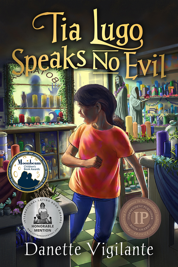 Tia Lugo has a deadly secret.

Tia Lugo considers herself an ordinary thirteen-year-old girl. She just wants to enjoy the end of summer, which means hanging out with her best friend and neighbor, Julius, and ignoring  her Puerto Rican grandmother’s embarrassing reliance on creepy candles, weird-smelling herb bundles, and eerie statues—all available for sale at the nearby botanica. But when Tia witnesses a murder late one night from her bedroom window, everything changes in an instant. 

Now, Tia is terrified to tell anyone what she’s seen. What if the killer comes after her too? He knows where she lives. Even worse, Tia believes he’s sending her secret messages, reminding her to stay quiet. Desperate to keep herself and her family safe, Tia turns to the last place she ever thought she’d go: her grandmother's favorite shopping spot, the botanica.