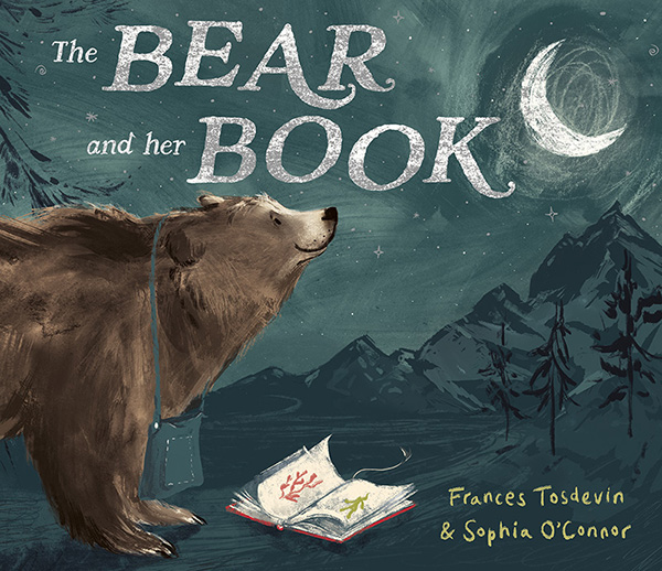 “The world is big and there’s much to see,
and a bear must go where she wants to be.
And a bear as curious as me longs to gaze at the starlit sea!”

A book-loving bear sets off to see the world. She takes one special thing—her Bear’s Big Book of Being Wise. But when she meets different creatures, each needing her help, she discovers that books aren’t just brilliant at fixing problems–they can also help you make new friends. And if you’re lucky, books can take you to a very special place indeed . . .