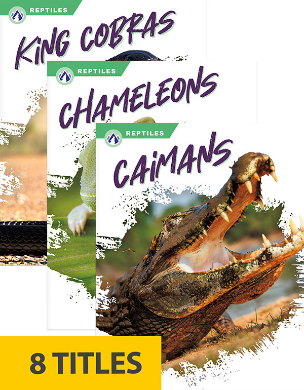From fierce Komodo dragons to sneaky chameleons, nature is full of incredible reptiles. This exciting series showcases eight of these cold-blooded creatures, describing their diets, habitats, and what their lives are like in the wild. Each book pairs short paragraphs of easy-to-read-text with plenty of colorful photos to make reading engaging and accessible. Apex books have low reading levels (grades 2-3) but are designed for older students, with interest levels of grades 3-7.