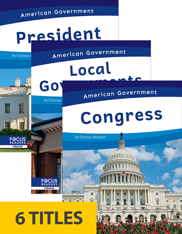 Governments help our society run smoothly. This series introduces early readers to the different types of government in the United States, exploring their parts, roles, and how people fill their offices. Each book also includes a “Closer Look” special feature, several 