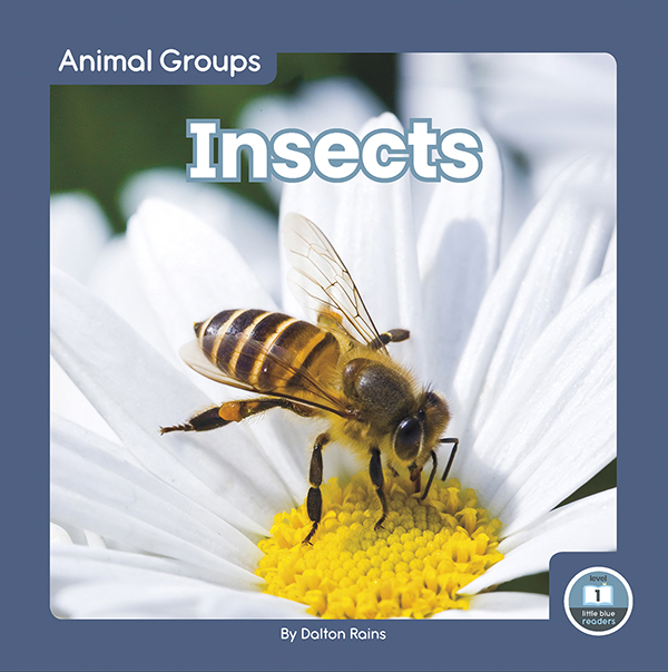 This fun book provides an easy-to-read introduction to insects. The book features simple text and vibrant photos, making it a perfect choice for beginning readers. It also includes a table of contents, picture glossary, and index. This Little Blue Readers book is at Level 1, aligned to reading levels of grades PreK-1 and interest levels of grades PreK-2.