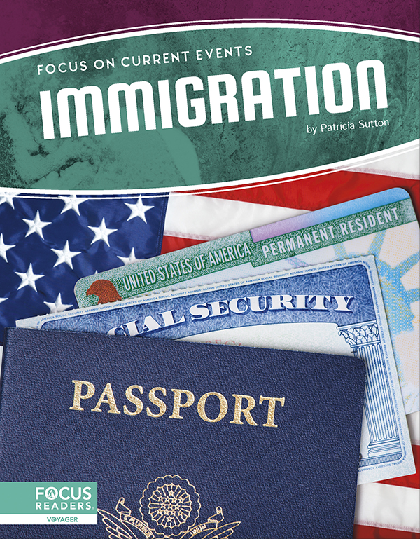This book explores immigration in America, highlighting the history of the topic, an analysis of the events that shaped it, and an overview of the debates surrounding the topic. The book also includes a table of contents, two infographics, informative sidebars, two Case Study special features, quiz questions, a glossary, additional resources, and an index. This Focus Readers title is at the Voyager level, aligned to reading levels of grades 5-6 and interest levels of grades 5-9.