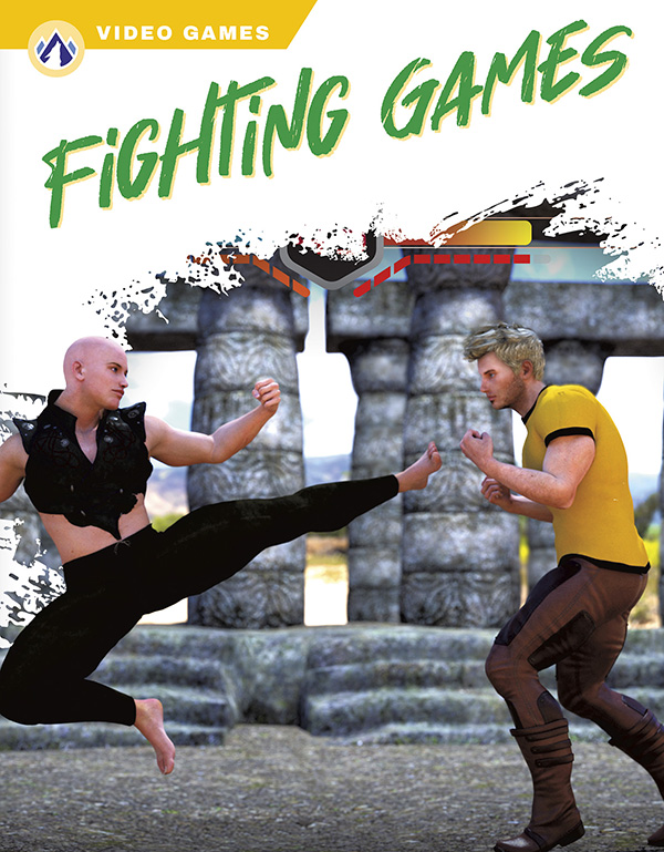 Learn the history and common features of fighting games. Short paragraphs of easy-to-read text and plenty of colorful photos make reading simple and exciting. The book also includes a table of contents, fun facts, sidebars, comprehension questions, a glossary, an index, and a list of resources for further reading. Apex books have low reading levels (grades 2-3) but are designed for older students, with interest levels of grades 3-7.