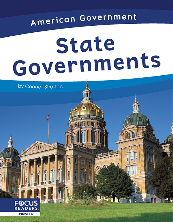 This book introduces young readers to US state governments, exploring their parts, roles, and how people fill their offices. The book also includes a “Closer Look” special feature, several 