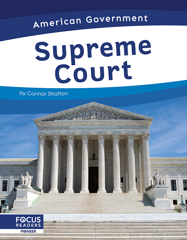 This book introduces young readers to the US Supreme Court, its role as the judicial branch, its relationship with lower federal courts and the other branches of government, and how people become justices. The book also includes a “Closer Look” special feature, several 